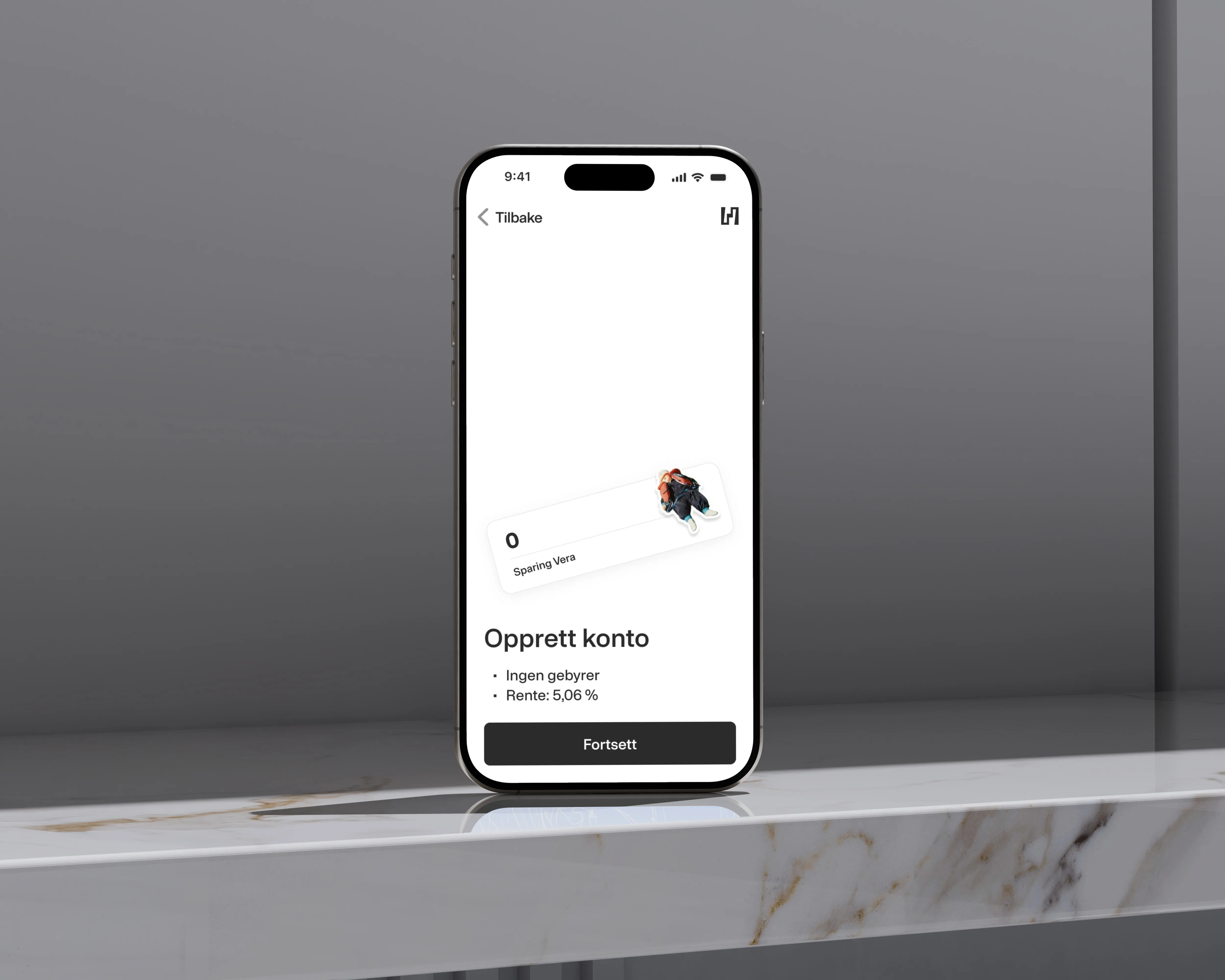 Heder Bank app on iPhone